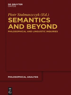 cover image of Semantics and Beyond